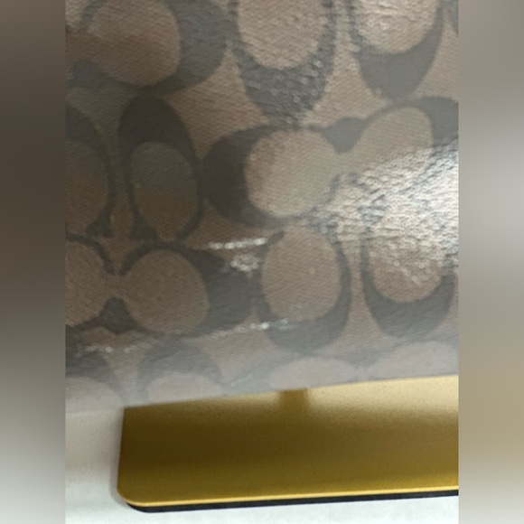 Authentic Coach Margot Carryall Satchel Bag Brown Black - Picture 7 of 13